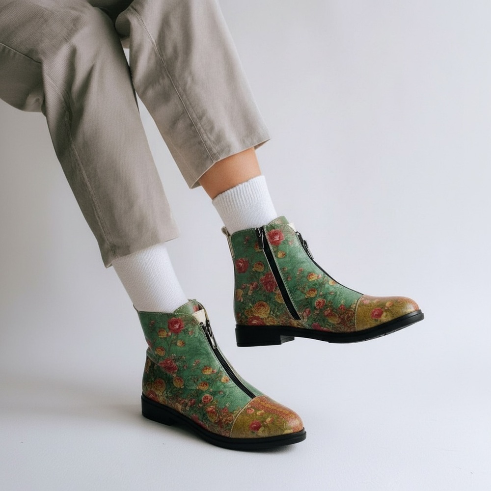 Goby Let Your Soul Free Booties Size 38